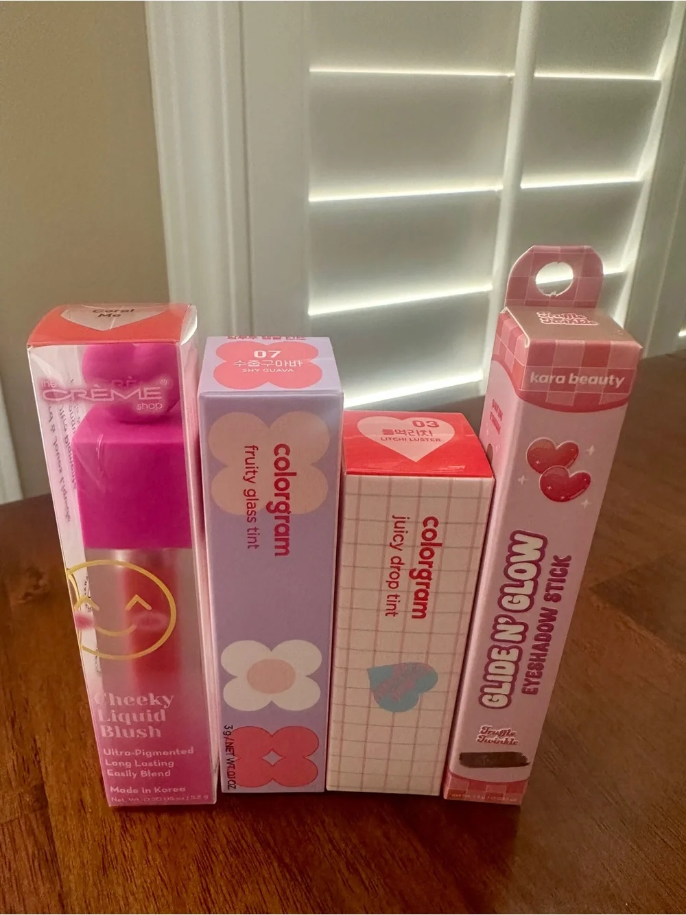 Colorgram Juicy Drop Tint + Fruity Glass Tint & Creme Shop Eyeshadow Bundle